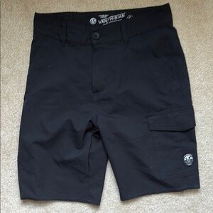 Vans Black Vanphibian Series shorts for daily wear and swim. Size 28